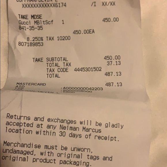 Red Double G Gucci belt - Picture 5 of 5